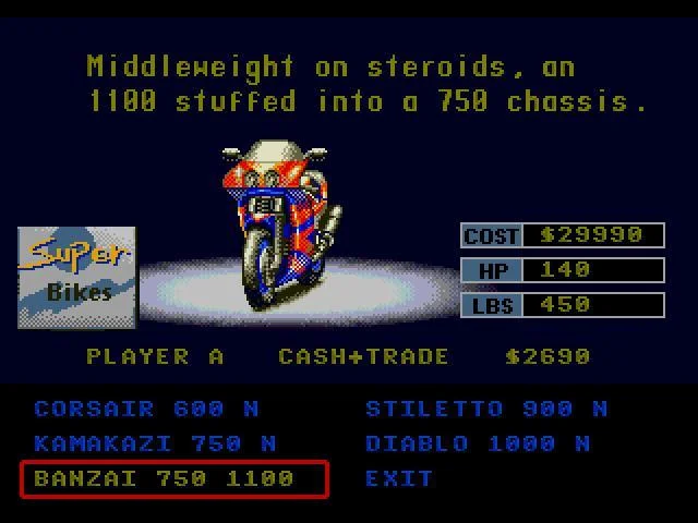 Road Rash 3 gameplay screenshot 4