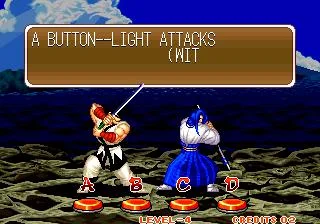 Samurai Shodown gameplay screenshot 1