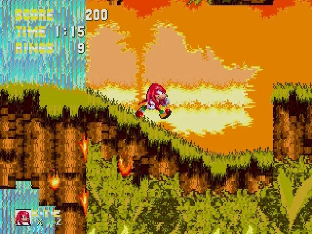 Sonic 3 and Knuckles gameplay screenshot 2