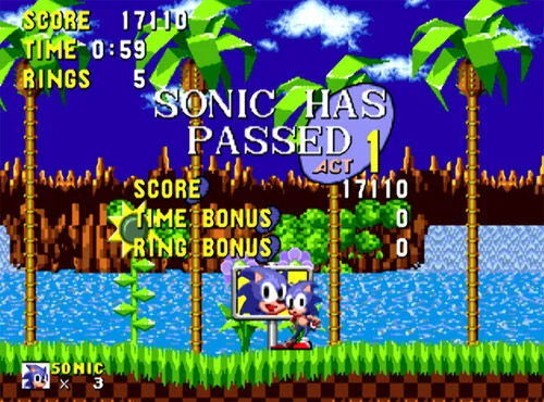 Sonic the Hedgehog (1991) gameplay screenshot 3