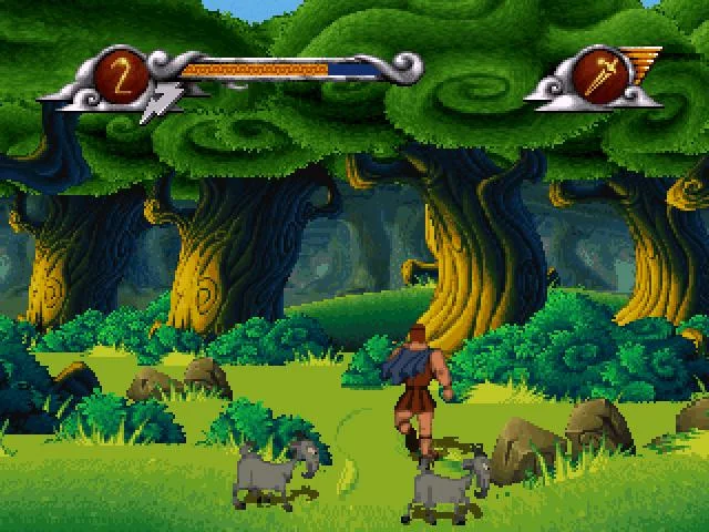 Disney's Hercules: The Action Game gameplay screenshot 2