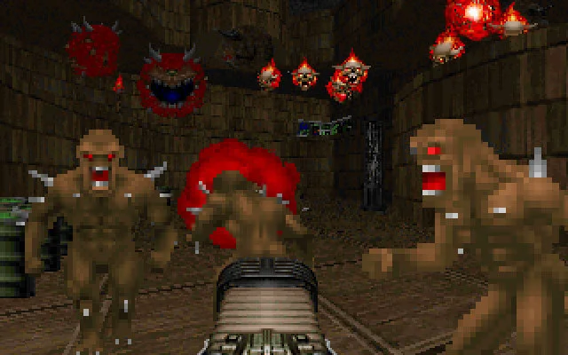 Final DOOM gameplay screenshot 1