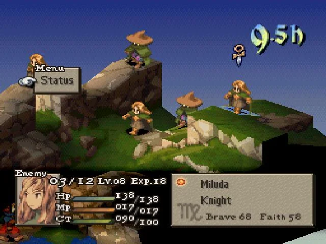 Final Fantasy Tactics gameplay screenshot 2