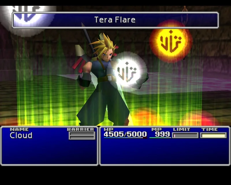 Final Fantasy VII (1997) gameplay screenshot 1
