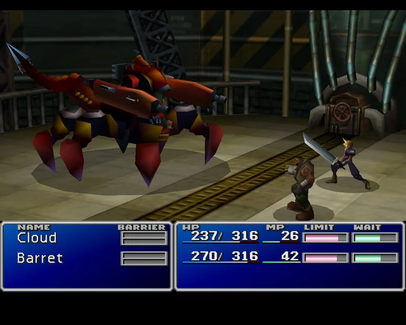 Final Fantasy VII gameplay screenshot 3