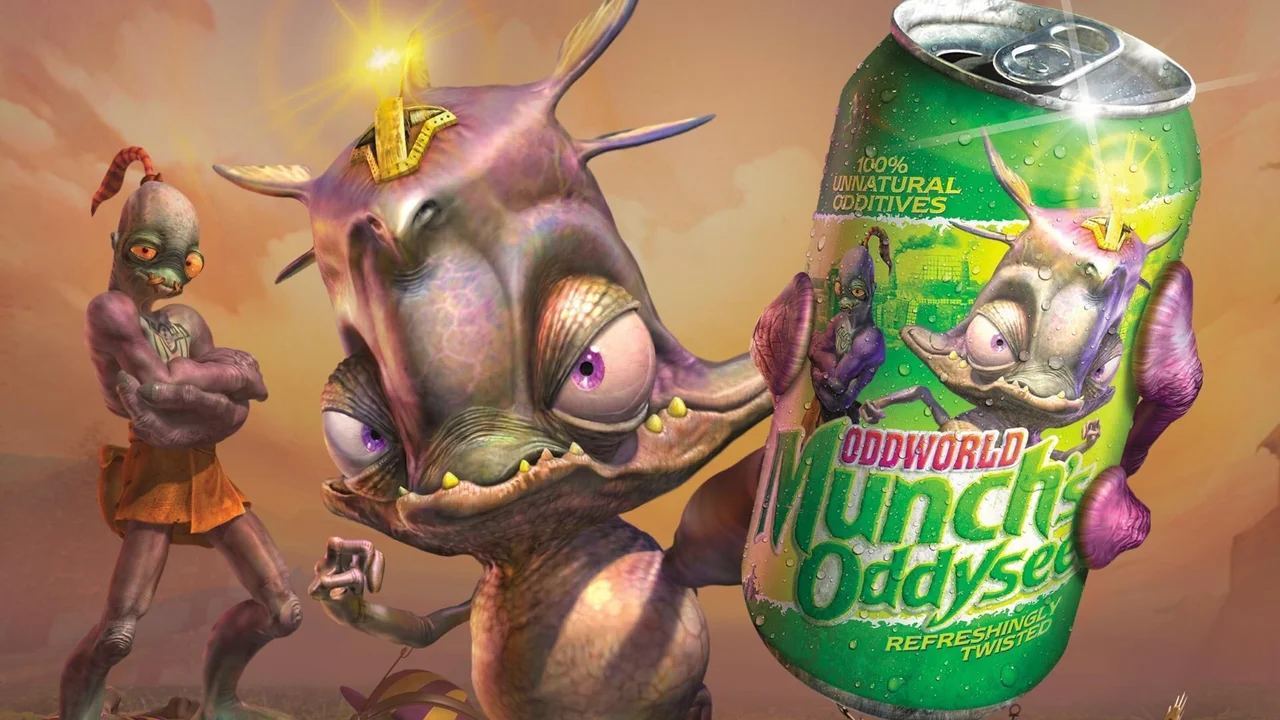 Capa de Oddworld: Munch's Oddysee (1997)