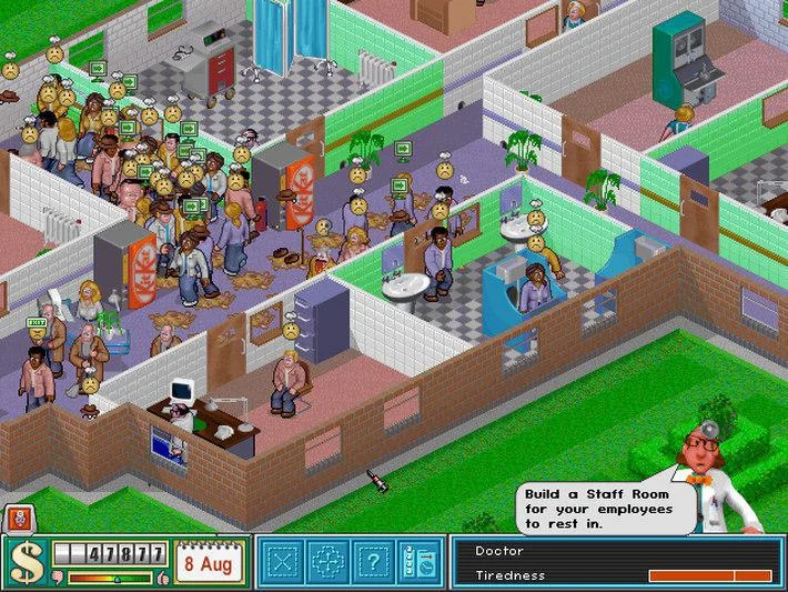 Theme Hospital gameplay screenshot 0