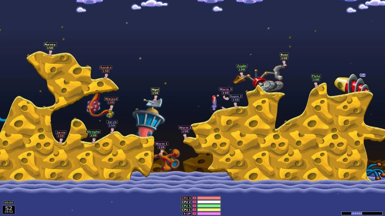 Worms Armageddon gameplay screenshot 0