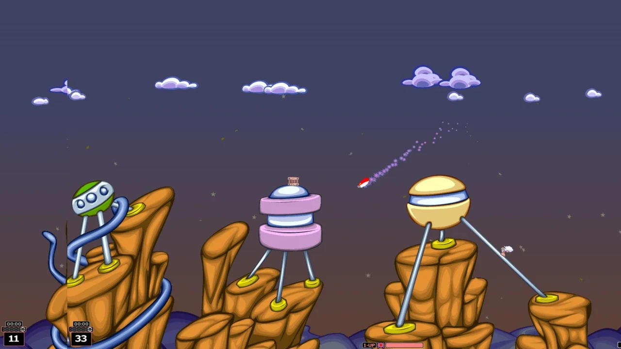 Worms Armageddon gameplay screenshot 4