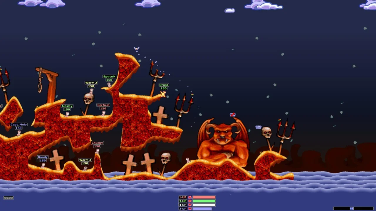 Worms Armageddon gameplay screenshot 5