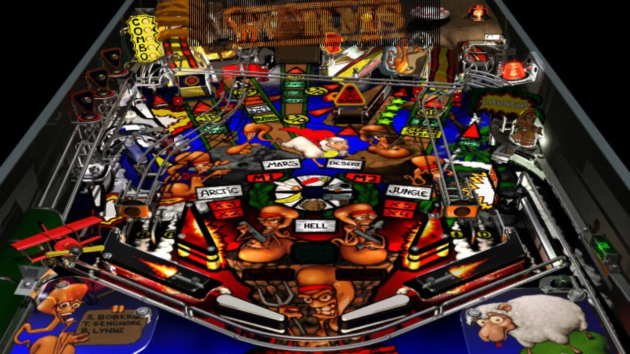 Worms Pinball gameplay screenshot 0