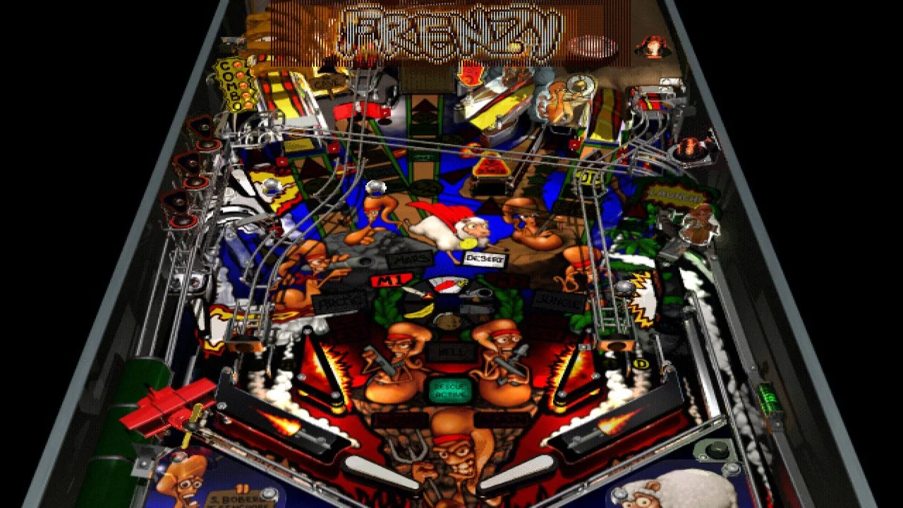 Worms Pinball gameplay screenshot 1