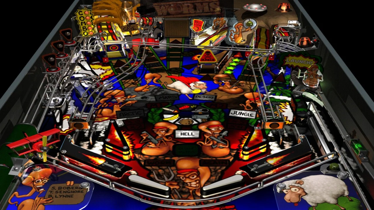 Worms Pinball gameplay screenshot 4
