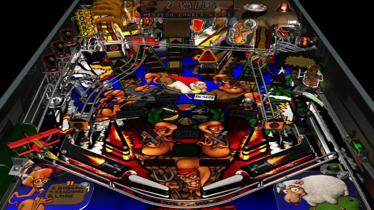 Worms Pinball gameplay screenshot 5