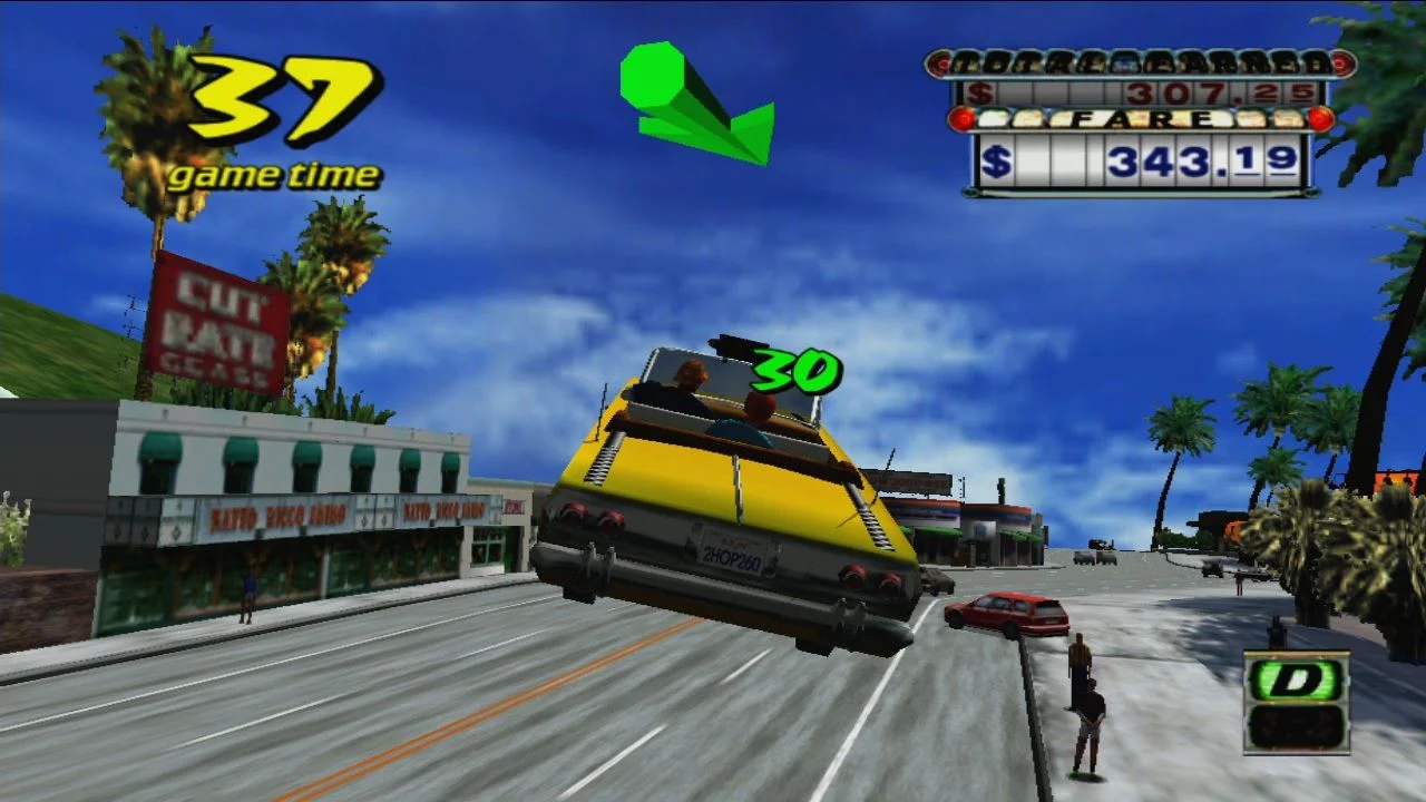 Crazy Taxi (1999) gameplay screenshot 1