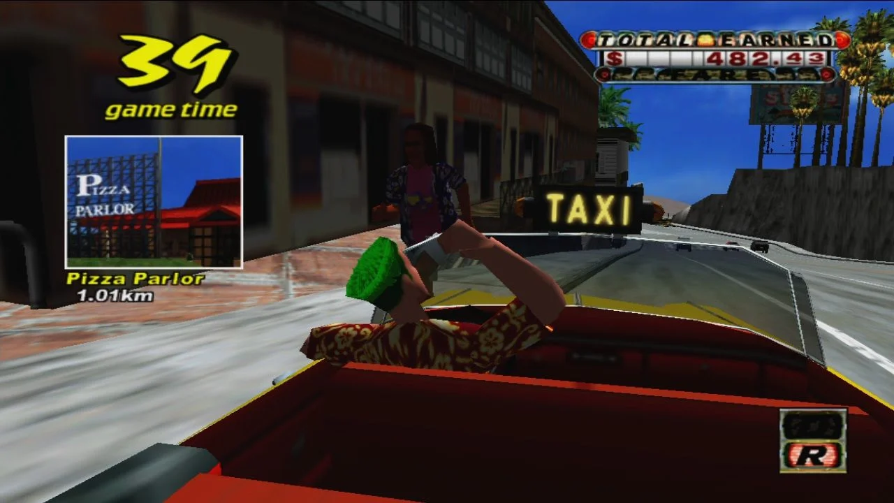 Crazy Taxi (1999) gameplay screenshot 3