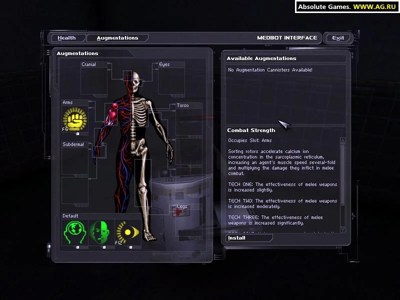 Deus Ex gameplay screenshot 2