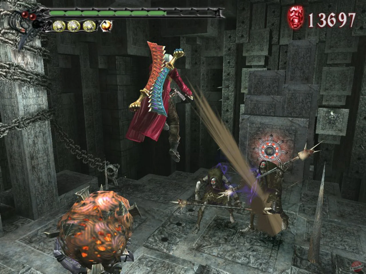 Devil May Cry 3: Dante's Awakening gameplay screenshot 2