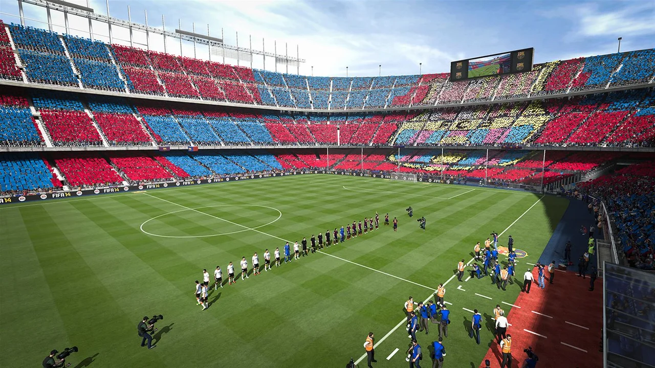 FIFA 14 gameplay screenshot 1