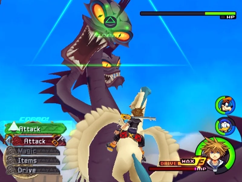 Kingdom Hearts II gameplay screenshot 0