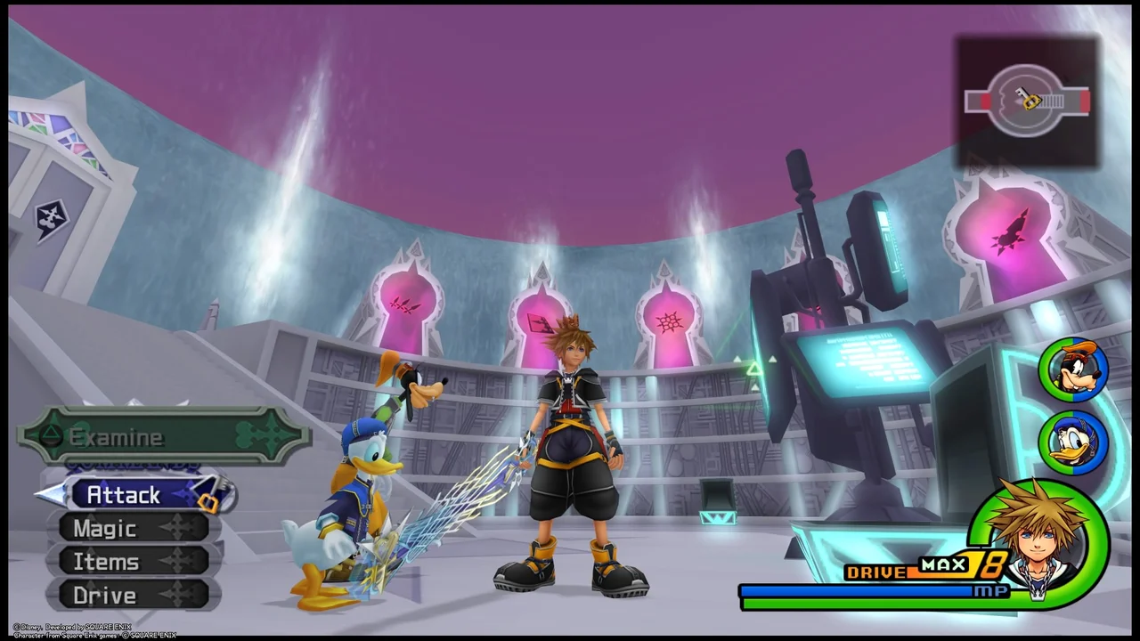 Kingdom Hearts II gameplay screenshot 3