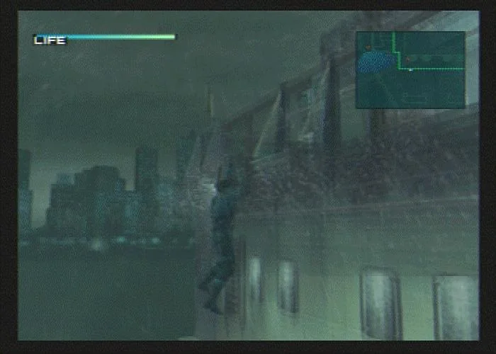 Metal Gear Solid 2: Sons of Liberty gameplay screenshot 1