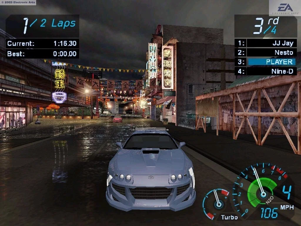 Need for Speed: Underground gameplay screenshot 1