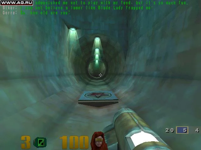 Quake III Arena gameplay screenshot 1