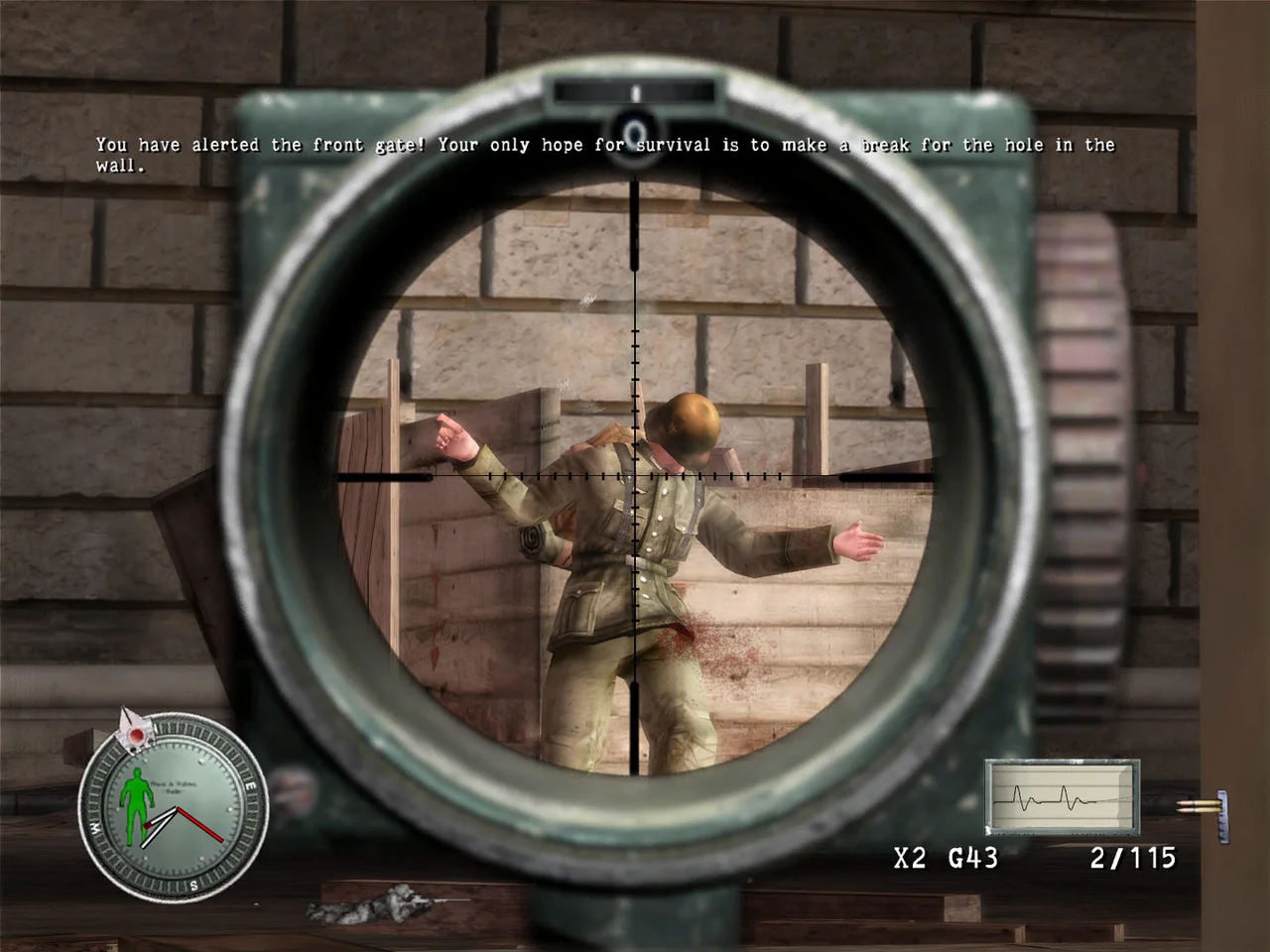 Sniper Elite gameplay screenshot 5