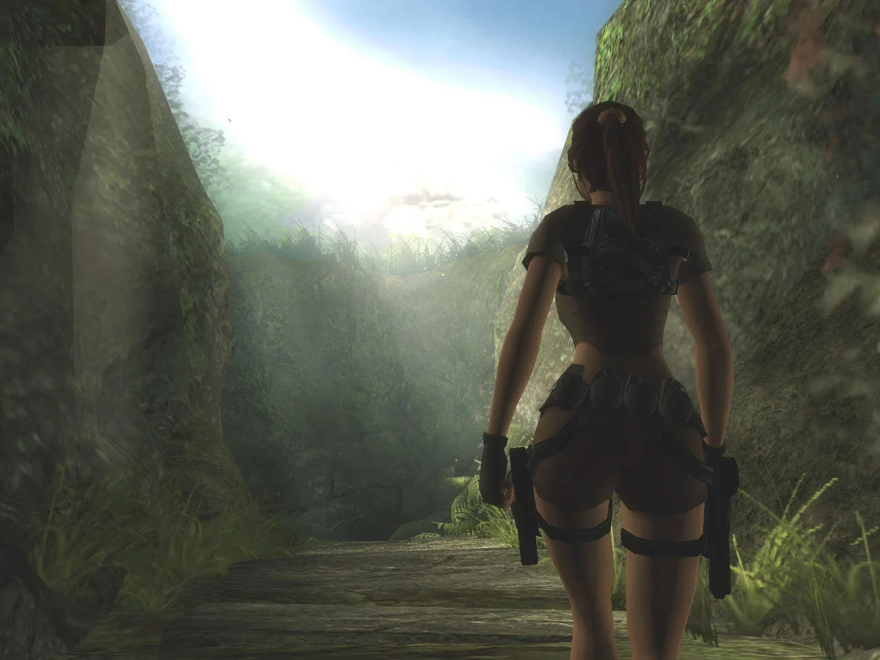 Tomb Raider: Legend gameplay screenshot 2