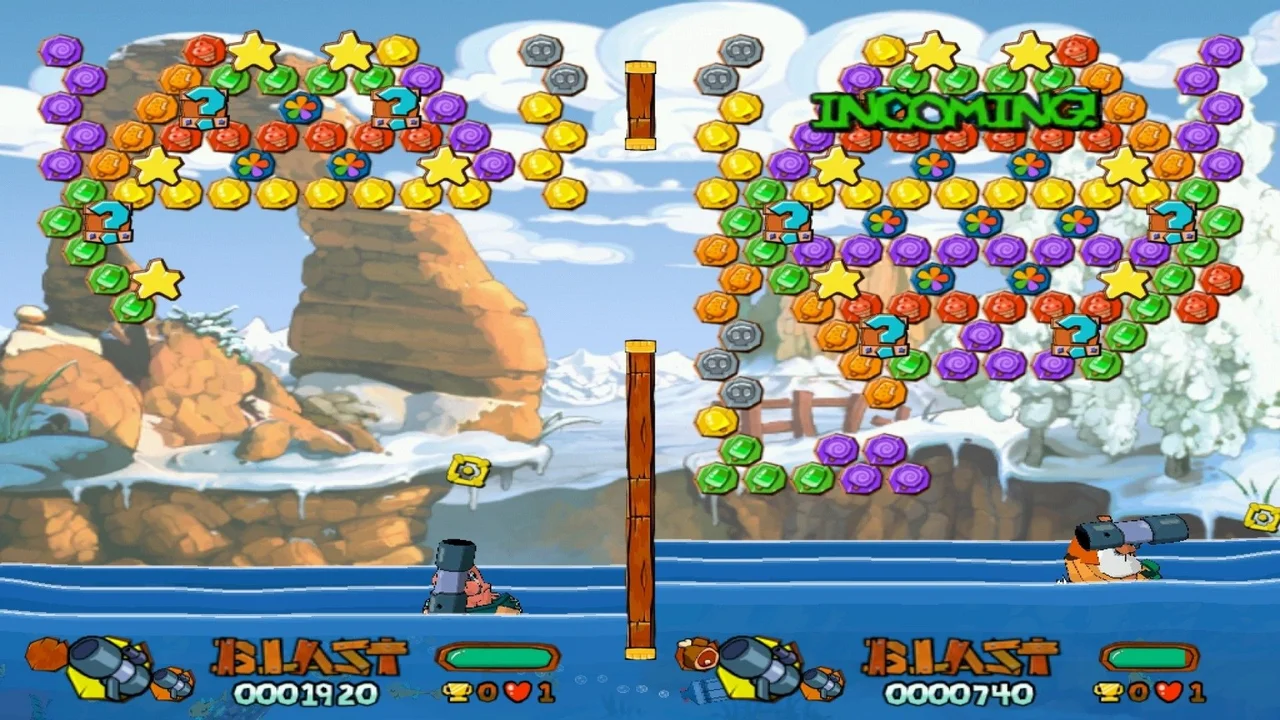 Worms Blast gameplay screenshot 1