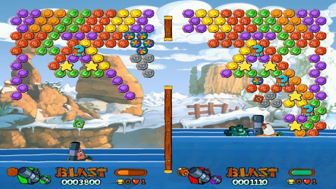 Worms Blast gameplay screenshot 2