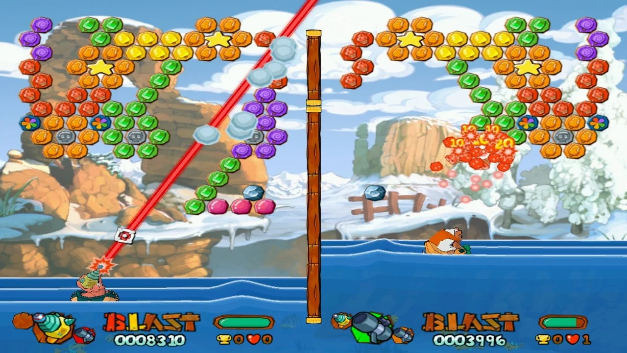Worms Blast gameplay screenshot 4