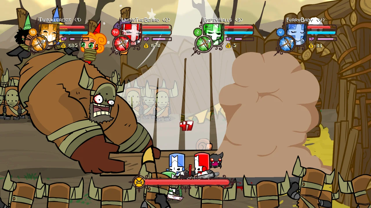 Castle Crashers gameplay screenshot 1