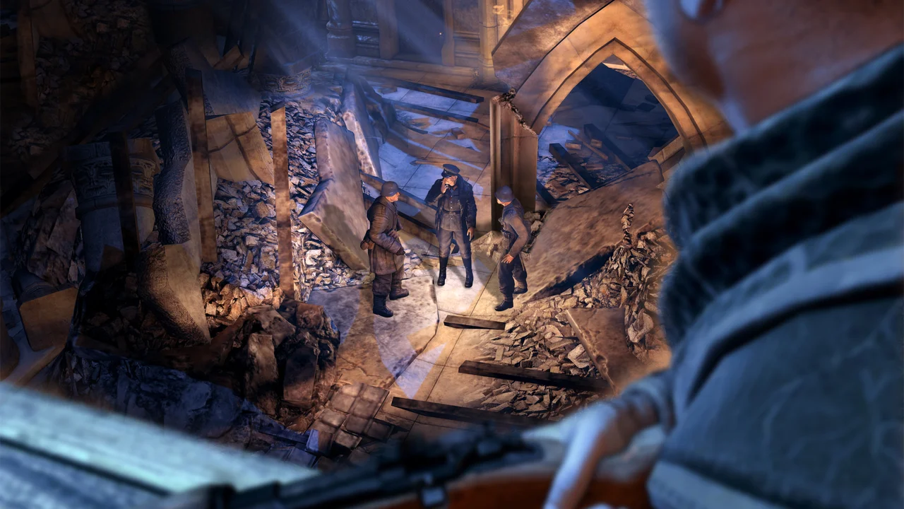 Sniper Elite V2 gameplay screenshot 3