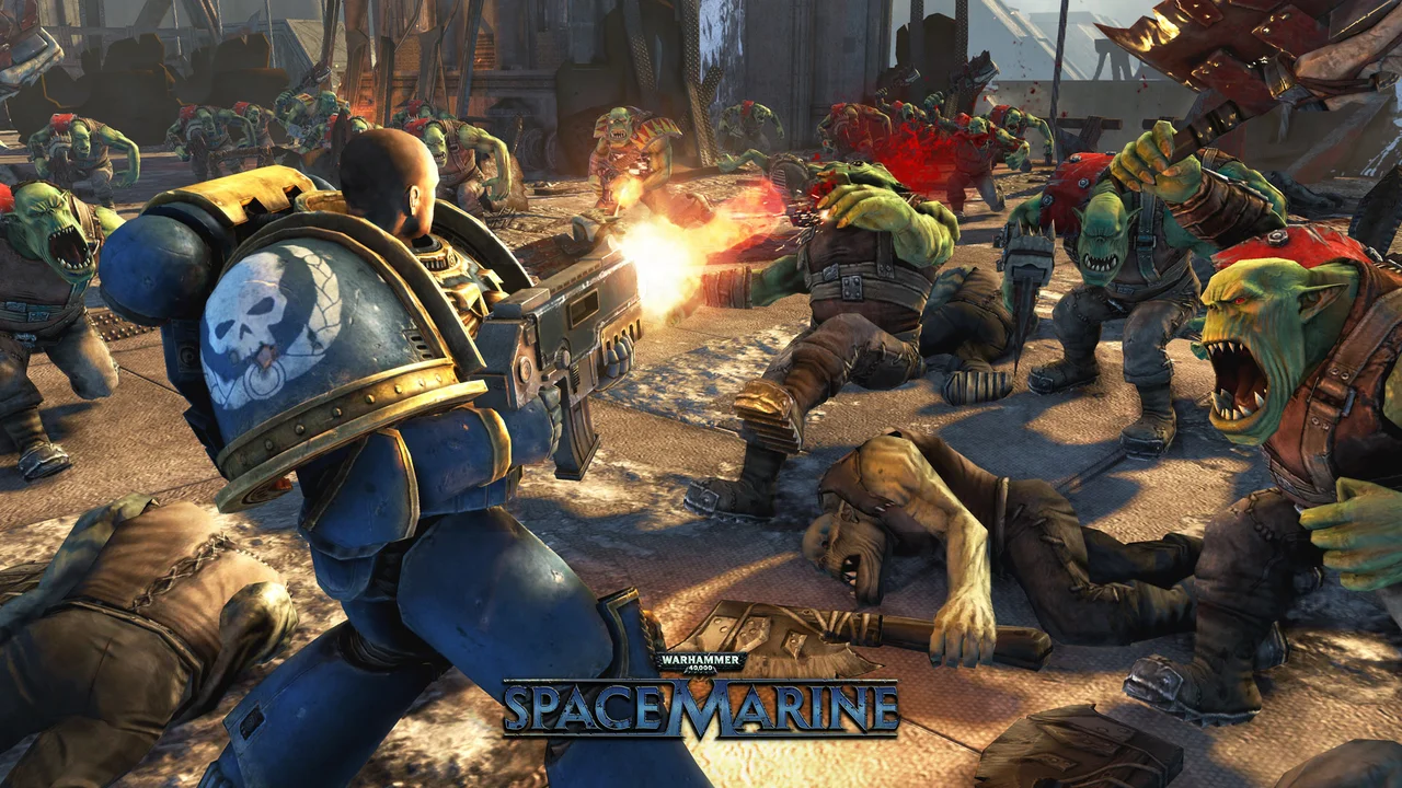 Warhammer 40,000: Space Marine gameplay screenshot 1