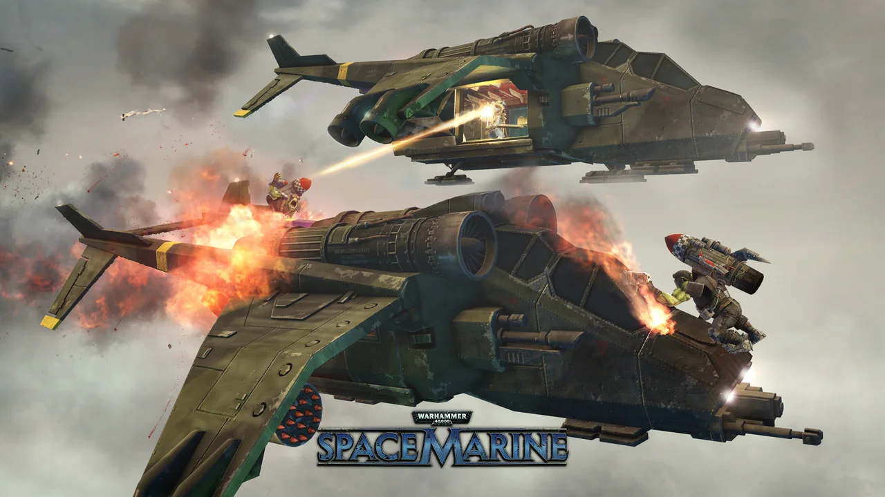 Warhammer 40,000: Space Marine gameplay screenshot 2