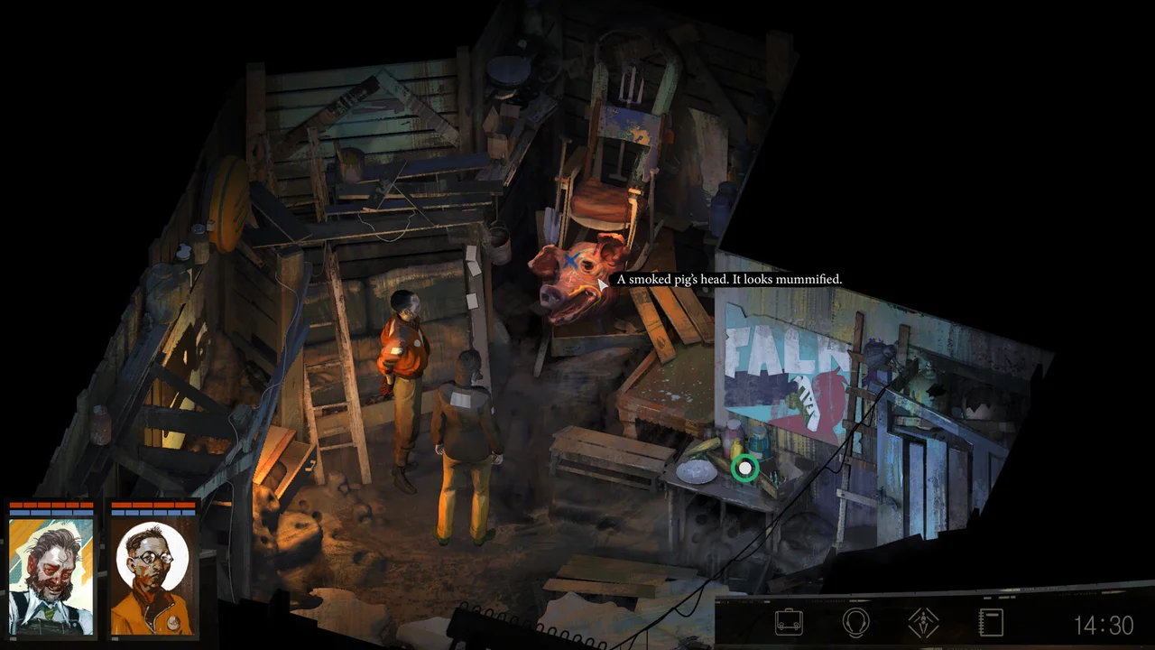 Disco Elysium gameplay screenshot 1
