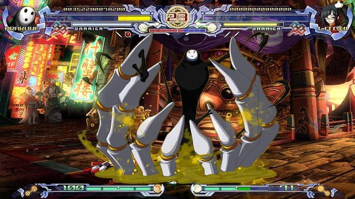 BlazBlue Calamity Trigger gameplay screenshot 2