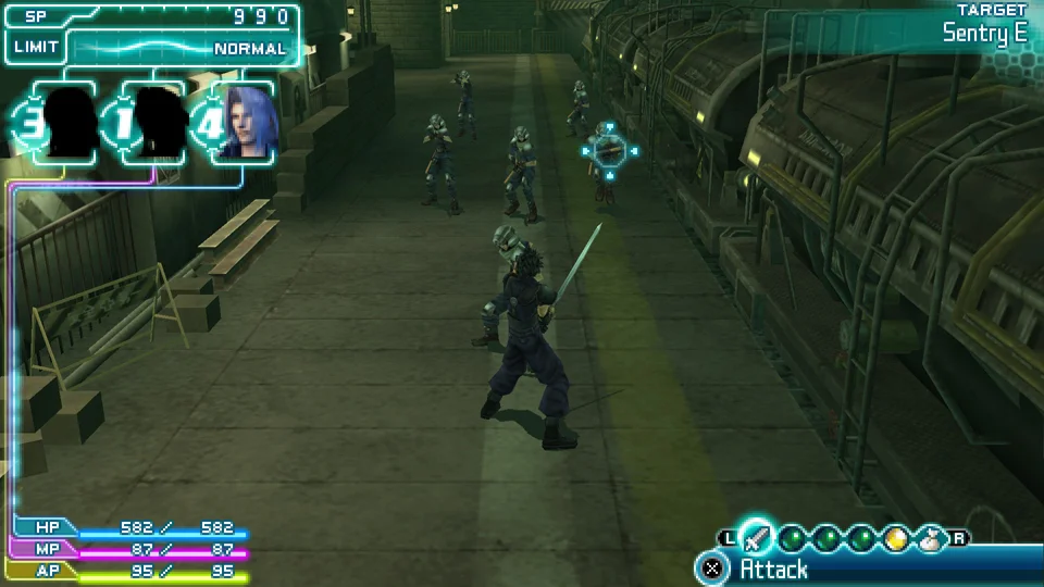 Crisis Core: Final Fantasy VII gameplay screenshot 0