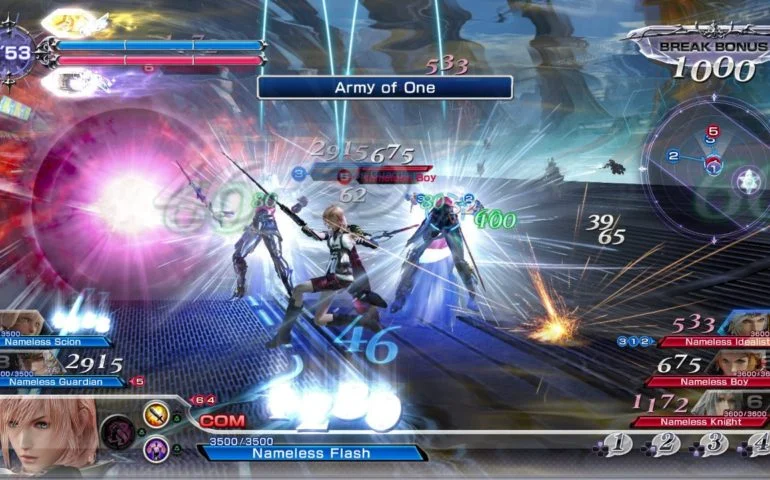 Dissidia Final Fantasy gameplay screenshot 2