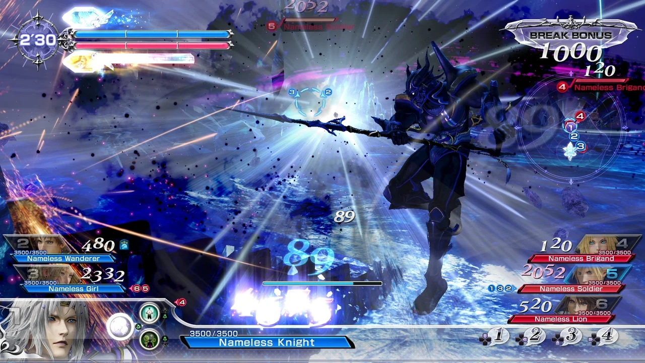 Dissidia Final Fantasy gameplay screenshot 3