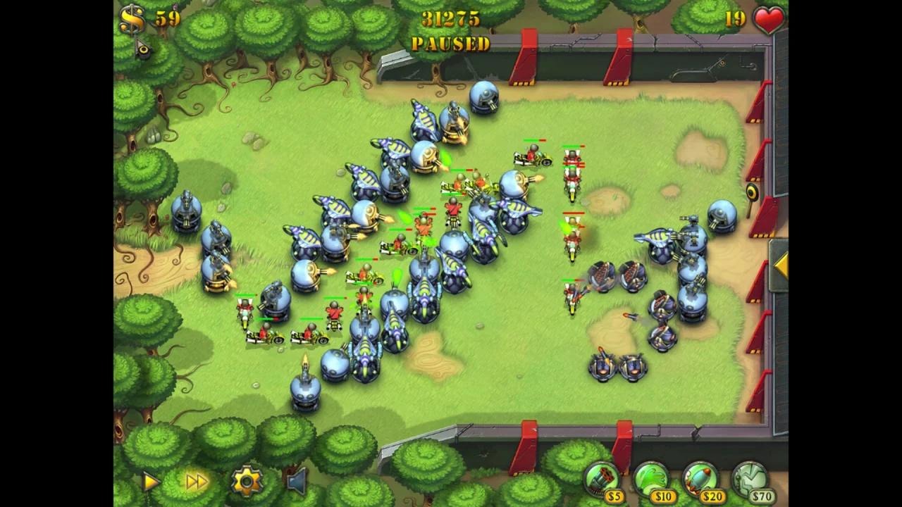 Fieldrunners gameplay screenshot 0