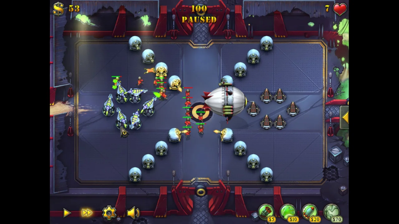 Fieldrunners gameplay screenshot 1