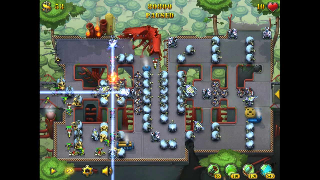 Fieldrunners gameplay screenshot 3
