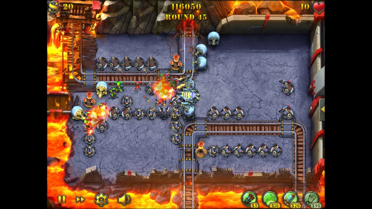 Fieldrunners gameplay screenshot 4