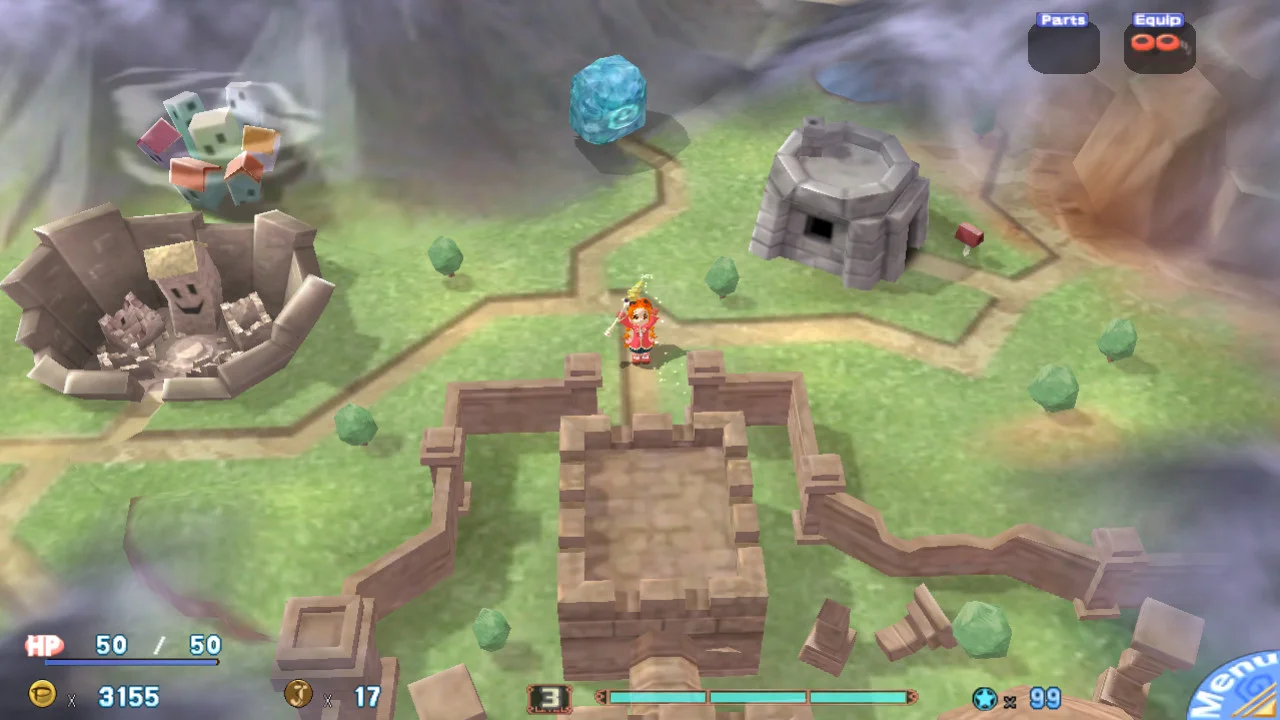 Gurumin: A Monstrous Adventure gameplay screenshot 1