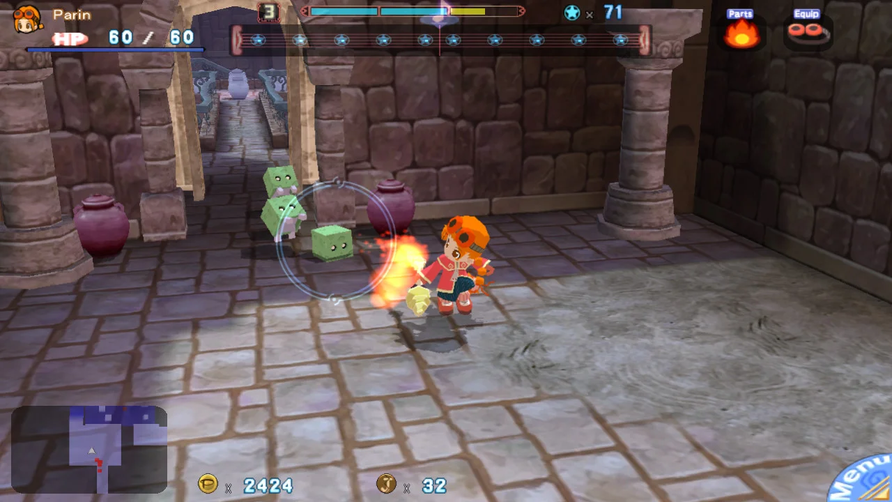 Gurumin: A Monstrous Adventure gameplay screenshot 3