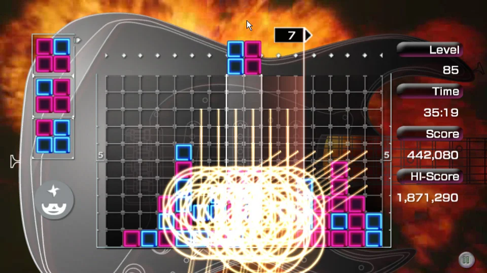 Lumines gameplay screenshot 0