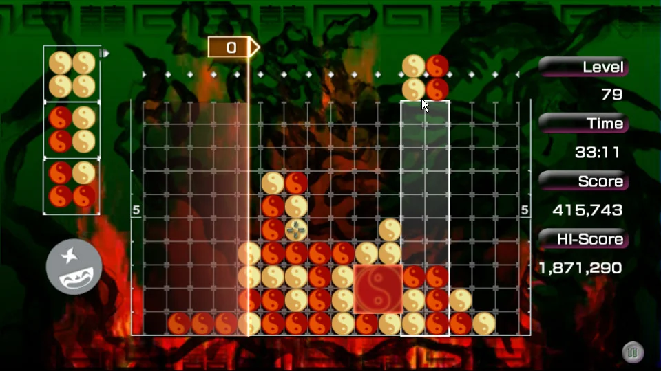 Lumines gameplay screenshot 1